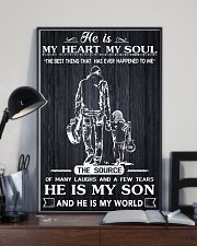 Father And Son He Is My Heart My Soul Home Decor 11x17 Poster lifestyle-poster-2