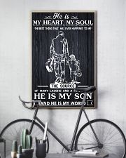 Father And Son He Is My Heart My Soul Home Decor 11x17 Poster lifestyle-poster-7
