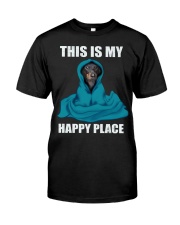 This is my happy place dachshund tshirt Classic T-Shirt front