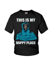 This is my happy place dachshund tshirt Youth T-Shirt thumbnail