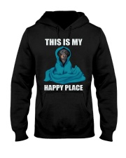 This is my happy place dachshund tshirt Hooded Sweatshirt thumbnail