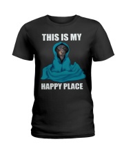 This is my happy place dachshund tshirt Ladies T-Shirt thumbnail