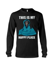 This is my happy place dachshund tshirt Long Sleeve Tee thumbnail