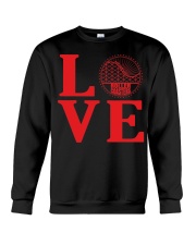 Roller Coaster Love Shirt Gifts For Roller Coaster Lovers Ideas For Best Friend Crewneck Sweatshirt tile