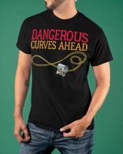 Dangerous Curves Ahead Shirt Roller Coaster T-Shirt Gift For Nephew Classic T-Shirt apparel-classic-tshirt-lifestyle-front-88