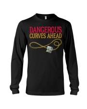 Dangerous Curves Ahead Shirt Roller Coaster T-Shirt Gift For Nephew Long Sleeve Tee tile