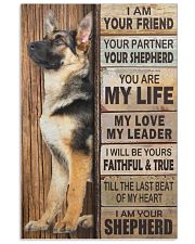 German shepherd poster 11x17 Poster front