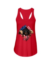 dachshund 2 Ladies Flowy Tank thumbnail