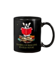 In A Worl D Of Bookworms Be A Book Frenchie Mug thumbnail