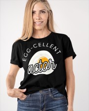 Egg-Cellent Actor Shirt Funny Cute Egg T-Shirt Gift Ideas For Actors Classic T-Shirt apparel-classic-tshirt-lifestyle-front-100