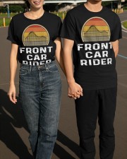 Front Car Rider Shirt Roller Coaster Lover Retro Graphic T-Shirt Good Gifts For Cousins Classic T-Shirt apparel-classic-tshirt-lifestyle-front-145