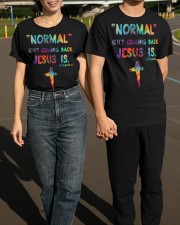 Normal Isn't Coming Back Jesus Is Revelation 14 Shirt Cross Christian Apparel Gifts Classic T-Shirt apparel-classic-tshirt-lifestyle-front-145