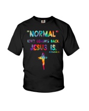 Normal Isn't Coming Back Jesus Is Revelation 14 Shirt Cross Christian Apparel Gifts Youth T-Shirt tile