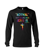 Normal Isn't Coming Back Jesus Is Revelation 14 Shirt Cross Christian Apparel Gifts Long Sleeve Tee tile