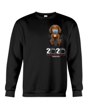 The year When Sh t Got Real Quarantined Dachshund Crewneck Sweatshirt thumbnail