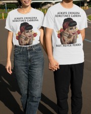Always Chingona Sometimes Cabrona But Never Pendeja T-Shirt Ladies Womens Shirt Sayings Classic T-Shirt apparel-classic-tshirt-lifestyle-front-145