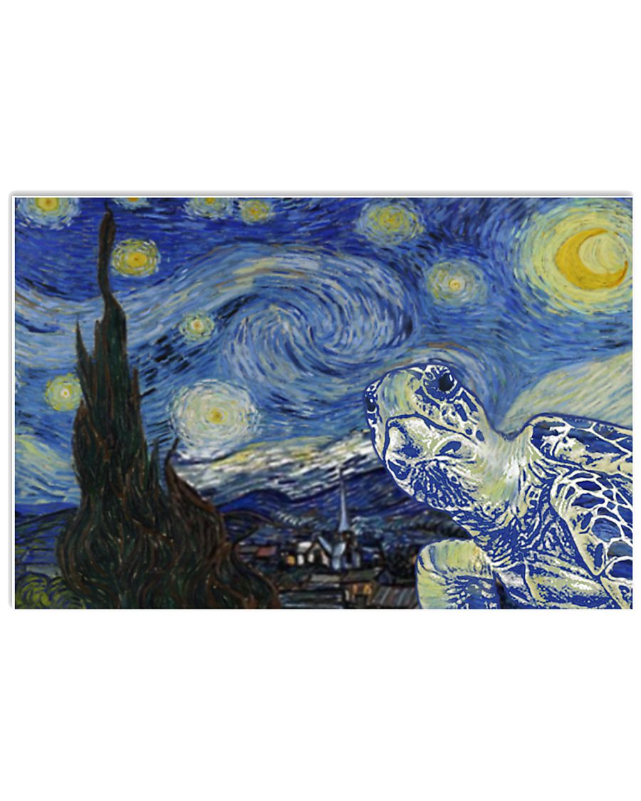 vincent van gogh turtle 17x11 Poster