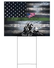 Crown of thorns paid in full gift for christian 24x18 Yard Sign back