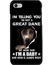 I'm telling you i'm not a great dane Phone Case thumbnail