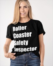 Roller Coaster Safety Inspector Roller Shirt Related Themed Roller Coaster Enthusiast Gifts Classic T-Shirt apparel-classic-tshirt-lifestyle-front-100