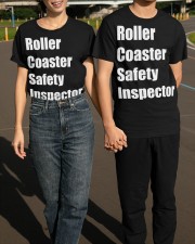 Roller Coaster Safety Inspector Roller Shirt Related Themed Roller Coaster Enthusiast Gifts Classic T-Shirt apparel-classic-tshirt-lifestyle-front-145