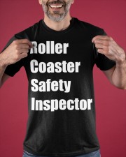 Roller Coaster Safety Inspector Roller Shirt Related Themed Roller Coaster Enthusiast Gifts Classic T-Shirt apparel-classic-tshirt-lifestyle-front-181