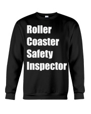 Roller Coaster Safety Inspector Roller Shirt Related Themed Roller Coaster Enthusiast Gifts Crewneck Sweatshirt tile