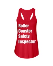 Roller Coaster Safety Inspector Roller Shirt Related Themed Roller Coaster Enthusiast Gifts Ladies Flowy Tank tile