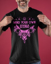 Mind Your Own Uterus Shirt Womens Rights Feminist Apparel Prochoice Merch Classic T-Shirt apparel-classic-tshirt-lifestyle-front-181