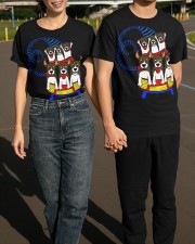 Beagle Dog Ride Roller Coaster Shirt Amusement Park Cute T-Shirt Gift For Dog Lovers Classic T-Shirt apparel-classic-tshirt-lifestyle-front-145