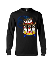 Beagle Dog Ride Roller Coaster Shirt Amusement Park Cute T-Shirt Gift For Dog Lovers Long Sleeve Tee tile