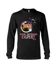 Social Distancing Expert frenchie 2 Long Sleeve Tee thumbnail