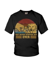 Best Golden Ritriever Dad Ever Youth T-Shirt thumbnail