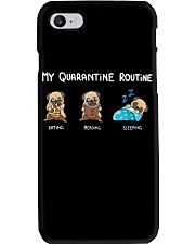 My Quarantine Routine pug3 Phone Case thumbnail