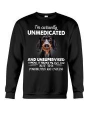 im currently unsupervised dachshund Crewneck Sweatshirt thumbnail