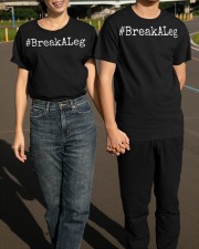 Hashtag Break A Leg T-Shirt Funny Sayings Shirt Christmas Presents For Best Friends Classic T-Shirt apparel-classic-tshirt-lifestyle-front-145