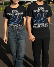 I Was Thinking About Roller Coasters Shirt Funny Sayings Roller Coasters Fan T-Shirts Classic T-Shirt apparel-classic-tshirt-lifestyle-front-145