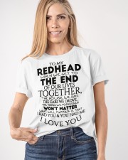 To My Redhead I Love You Shirt Family Redhead T-Shirt Christmas Gifts Classic T-Shirt apparel-classic-tshirt-lifestyle-front-100