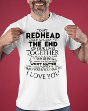 To My Redhead I Love You Shirt Family Redhead T-Shirt Christmas Gifts Classic T-Shirt apparel-classic-tshirt-lifestyle-front-181