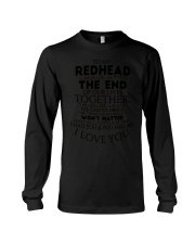 To My Redhead I Love You Shirt Family Redhead T-Shirt Christmas Gifts Long Sleeve Tee tile