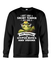 Turtle I Don't Have A Short Temper Crewneck Sweatshirt thumbnail