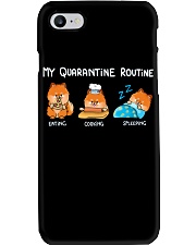 My Quarantine Routine Pomeranian3 Phone Case thumbnail