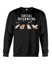 Beagle Social Distancing Crewneck Sweatshirt thumbnail