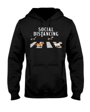 Beagle Social Distancing Hooded Sweatshirt thumbnail