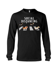 Beagle Social Distancing Long Sleeve Tee thumbnail