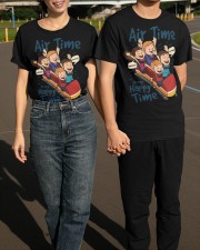 Air Time In My Happy Time Shirt Funny Roller Coaster Graphic T-Shirt Gift Ideas For Grandkids Classic T-Shirt apparel-classic-tshirt-lifestyle-front-145