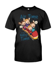 Air Time In My Happy Time Shirt Funny Roller Coaster Graphic T-Shirt Gift Ideas For Grandkids Classic T-Shirt front
