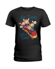 Air Time In My Happy Time Shirt Funny Roller Coaster Graphic T-Shirt Gift Ideas For Grandkids Ladies T-Shirt tile