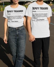 Deputy Treasurer Noun Definition Shirt Vintage Design T-Shirt Gift For Worker Classic T-Shirt apparel-classic-tshirt-lifestyle-front-145