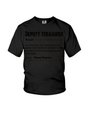 Deputy Treasurer Noun Definition Shirt Vintage Design T-Shirt Gift For Worker Youth T-Shirt tile
